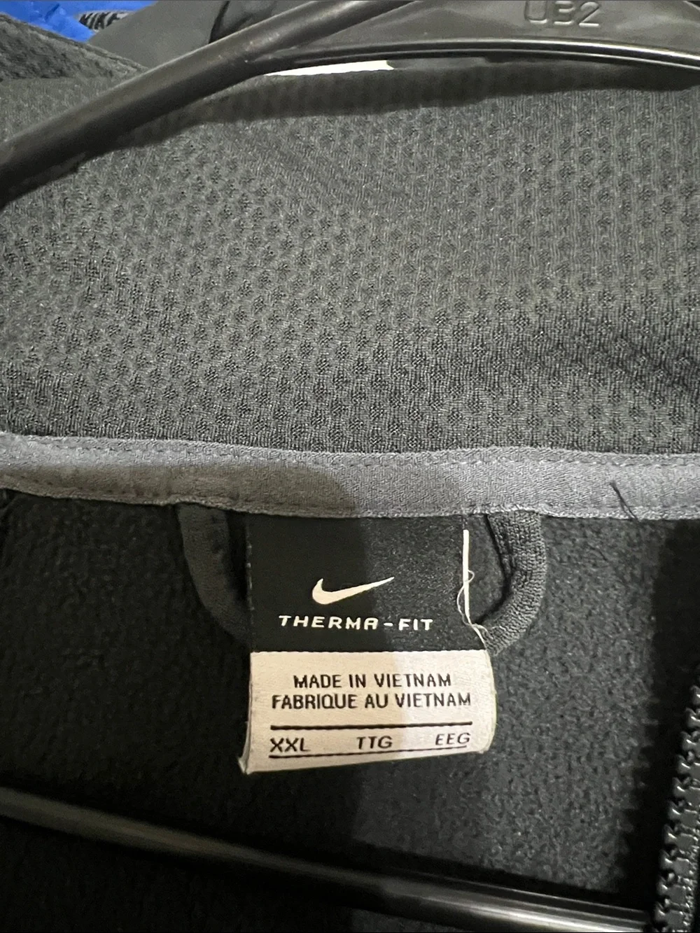Nike Black Hoodie with Red and White Ole Miss Script